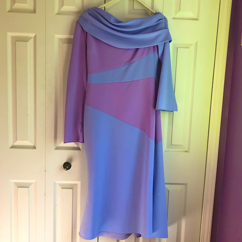 Christian Siriano size 10 Asymmetrical Purple Formal Designer Dress
